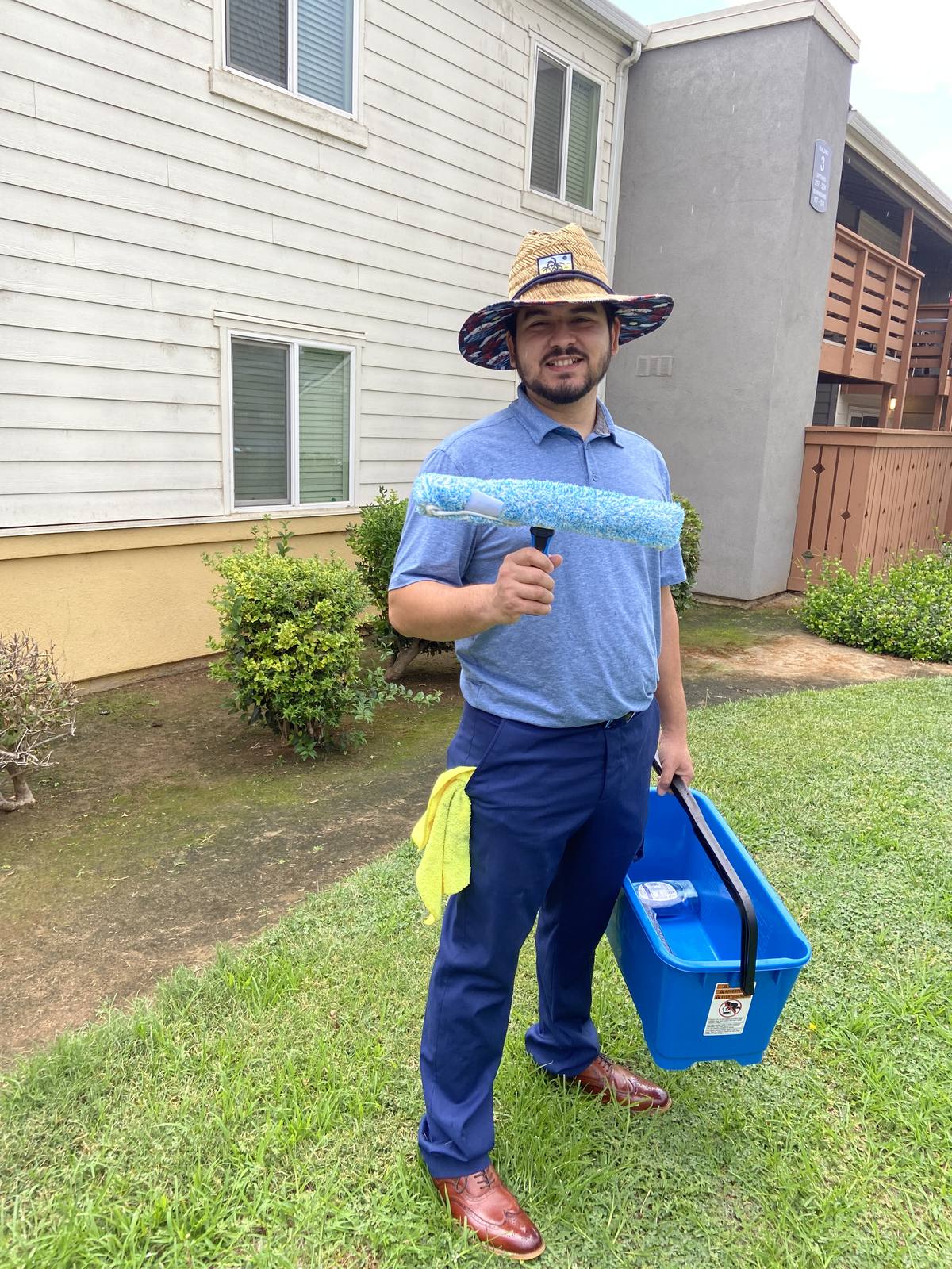 Destin Fernandez owner Golden State Exterior Cleaning Fresno CA